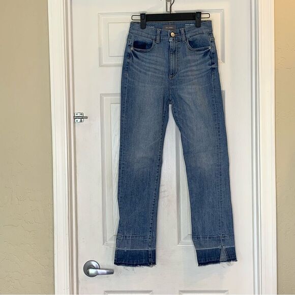 DL1961 MARA ANKLE High Rise Instasculpt Straight Jeans Size 25 - Picture 13 of 14